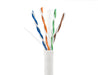 SolidRun Cat6 Cable, UTP, CM, PVC Jacket Sewell White 250ft SW-29899-250