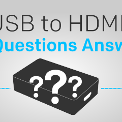 Connecting USB to HDMI