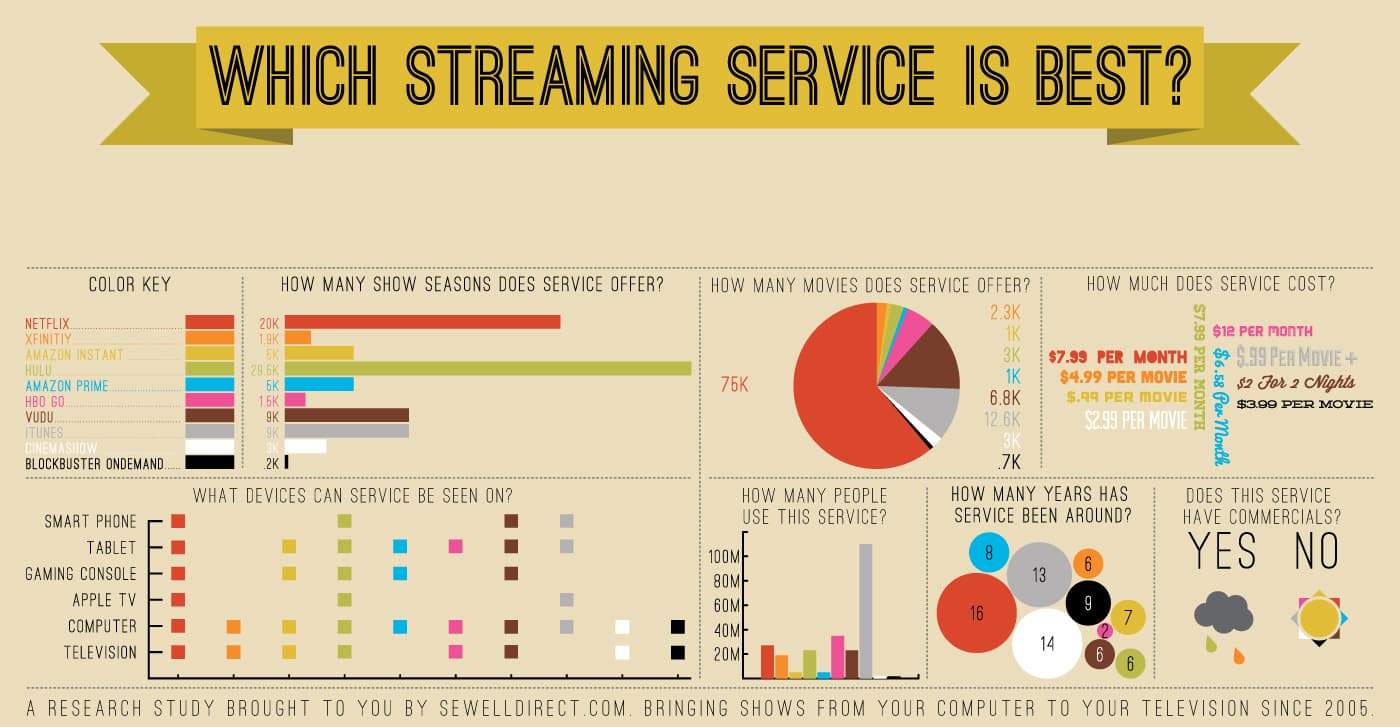 Which Streaming Service is the best?