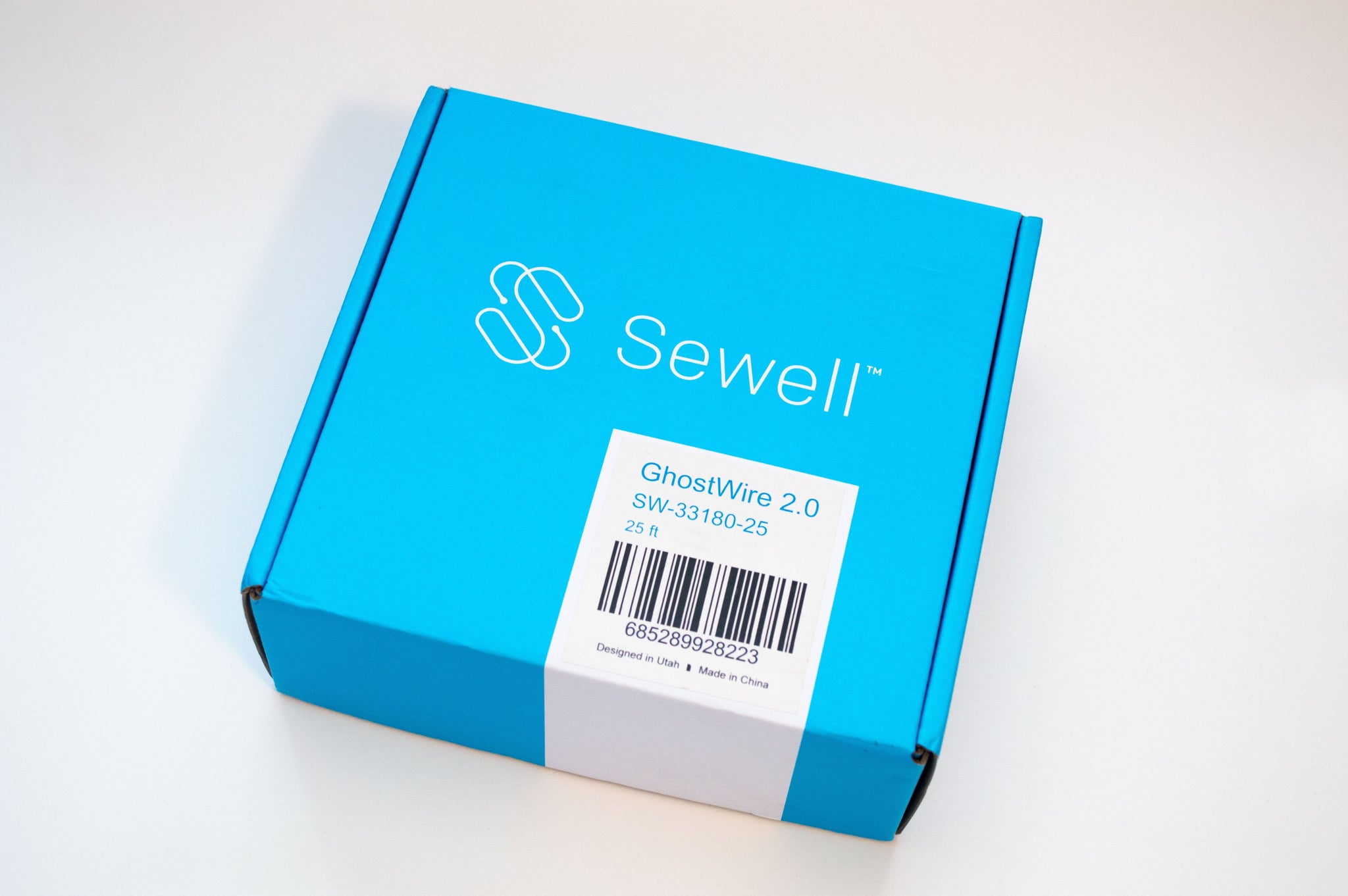 Sewell Ghost Wire 2.0 Flat Adhesive Speaker Wire, 16 or 18 AWG, White ...