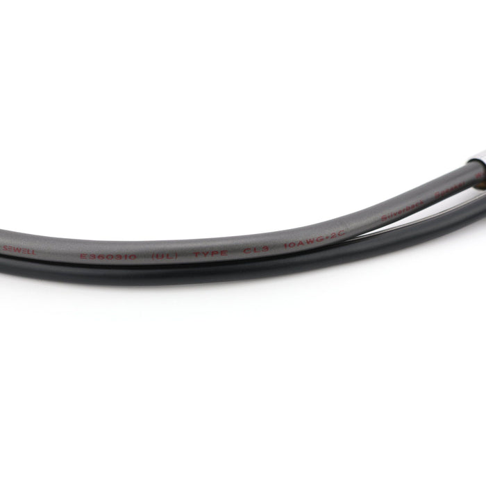 Sewell Silverback 10 AWG Speaker Wire with Silverback Banana Plugs, CL3 Rated, Oxygen Free Copper, high strand count, Terminated Speaker Cable Sewell 