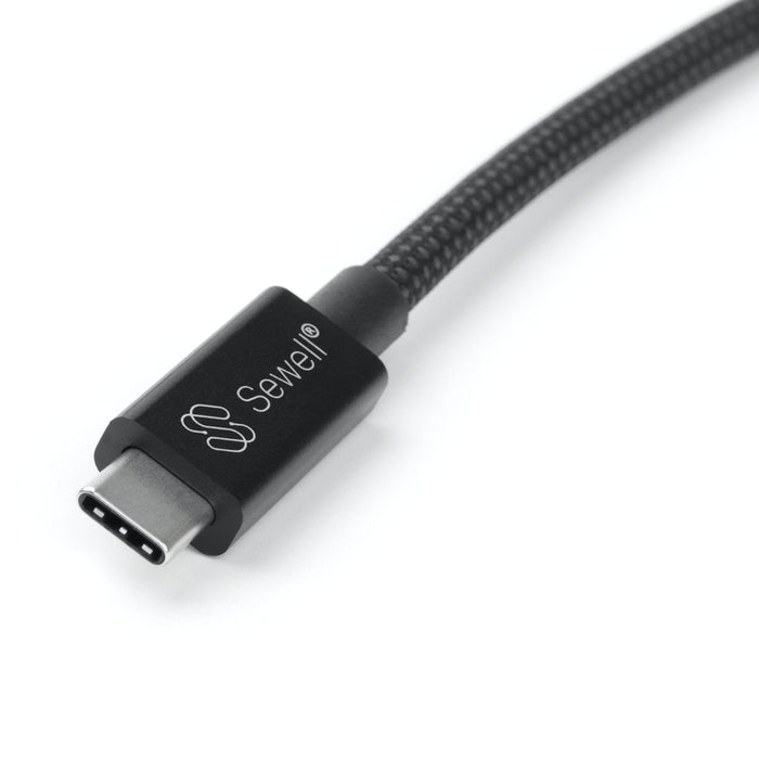 Sewell Thunderbolt 5 Cable, 80Gbps - 120Gbps Braided cable, 240W, Intel Certified Sewell 
