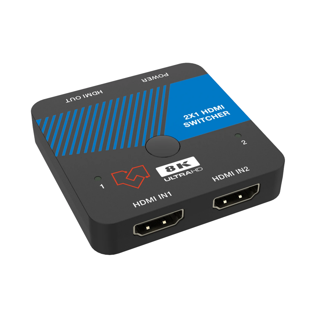 VigilLink 2x1 HDMI 2.1 8K Switch 48Gbps / VLSW-21H21 VigilLink 