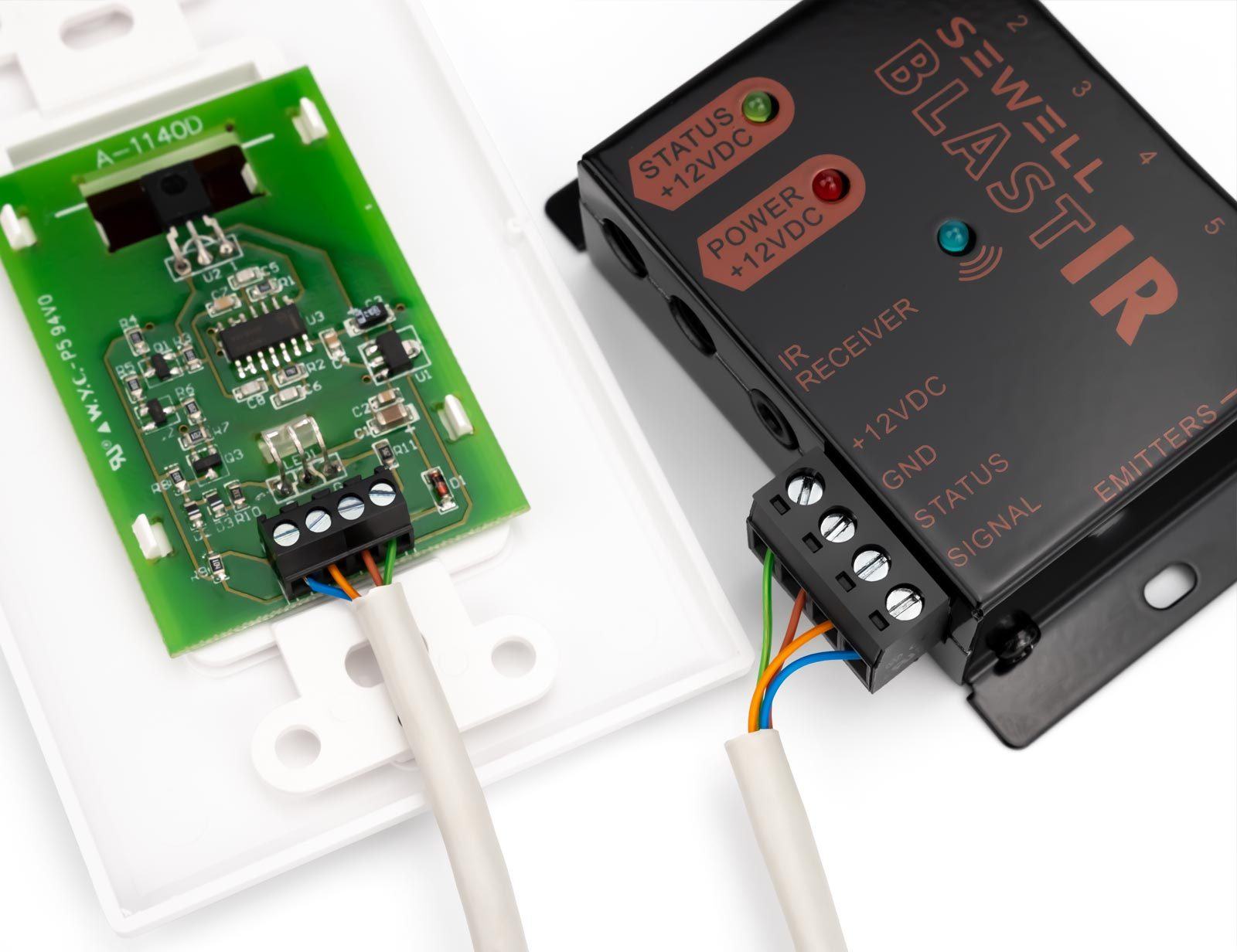 In-Wall IR Extender Kit | BlastIR Wall Plate Receiver & Emitter System ...