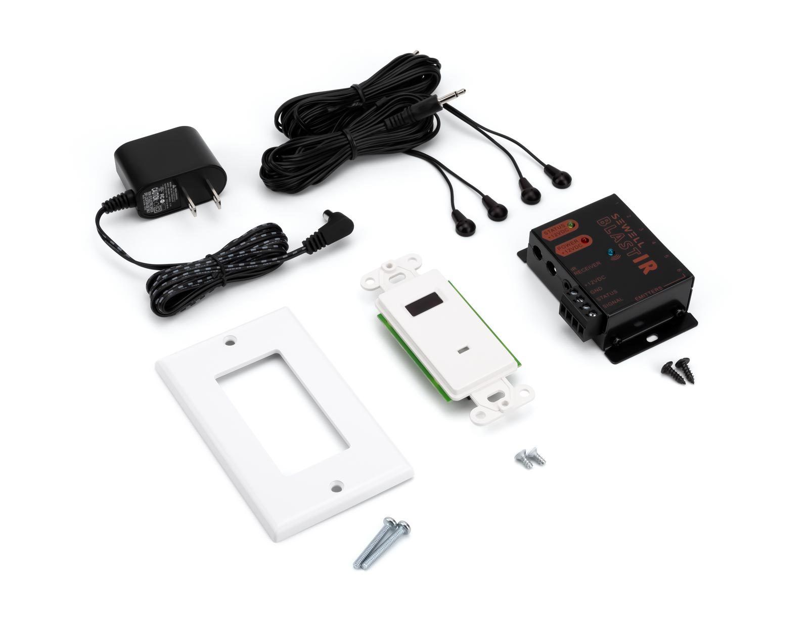 In-Wall IR Extender Kit | BlastIR Wall Plate Receiver & Emitter System ...