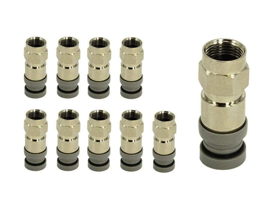 Coax Connectors Connectors Sewell F-Type Compression 10-pack SW-30283