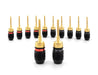 Deadbolt Flex Pin Banana Plugs for Spring Loaded Speaker Terminals Sewell Direct 6 Pack SW-33116-6
