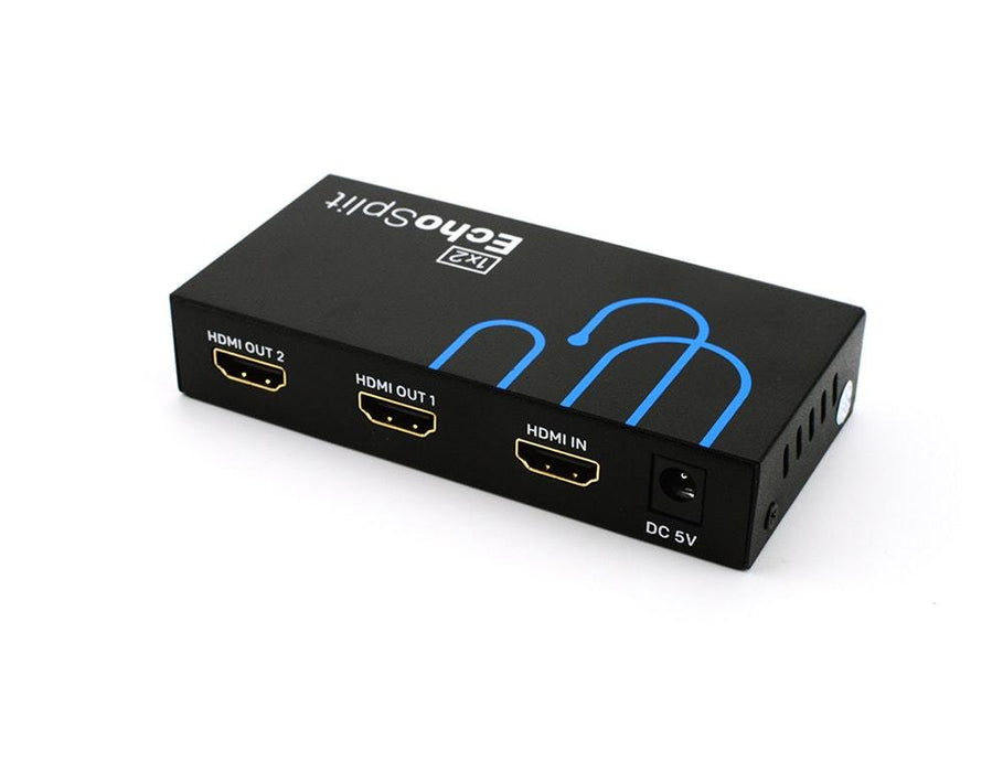 1x2 HDMI Splitter W/ Audio Out: 1-in 2-out, UltraHD