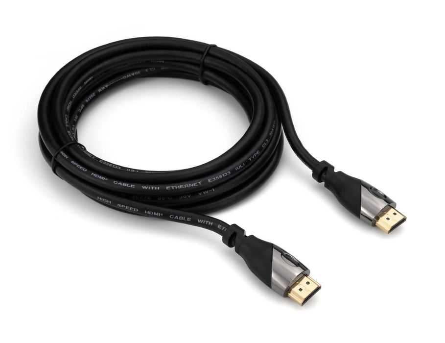 Sewell SW-30097-3 Tri-Tip HDMI 3-in-1 Cable, 4K and 3D Support, High Speed  with Ethernet, 3-Feet
