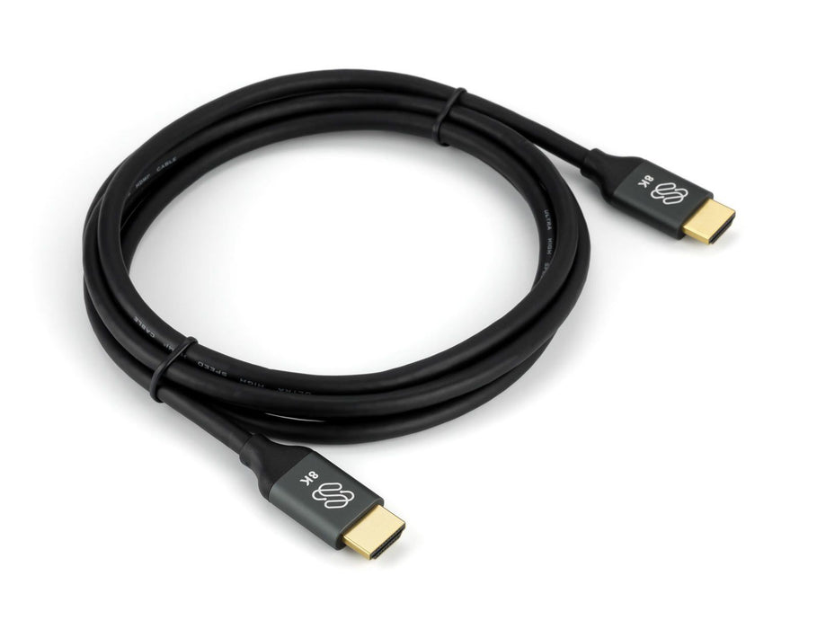 Premium Plaqué Or 8K HDMI 2.1 Tressé Câble 48Gbps 4K @ 120 PS5 Xbox X Skyq  UHD