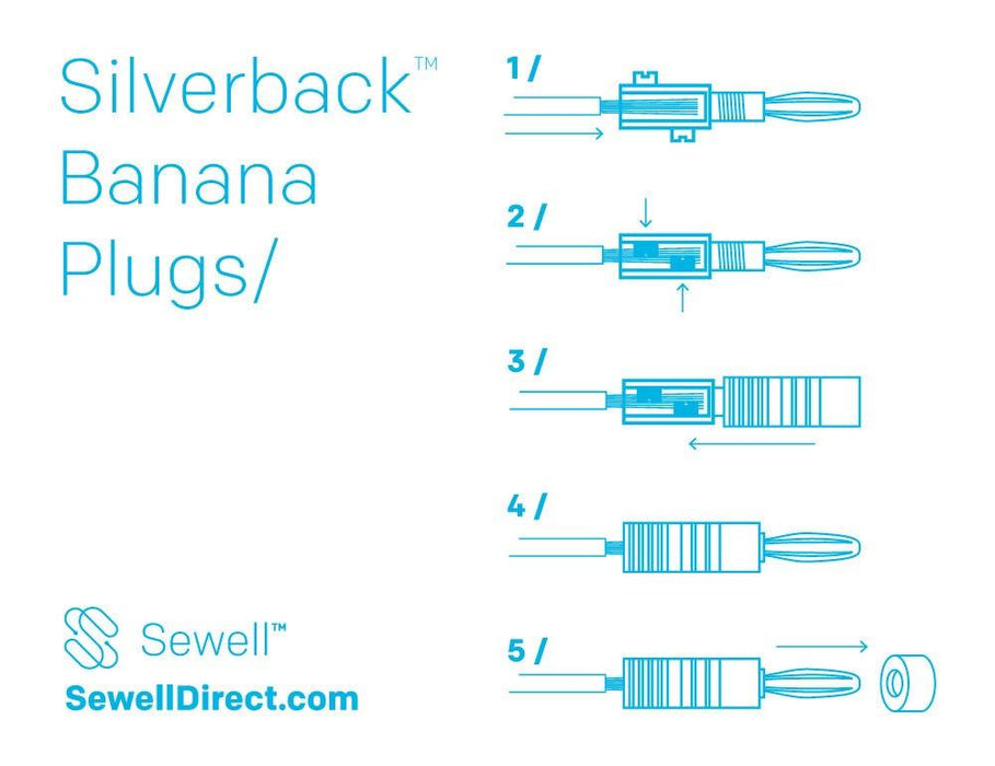 Silverback Banana Plugs Sewell 