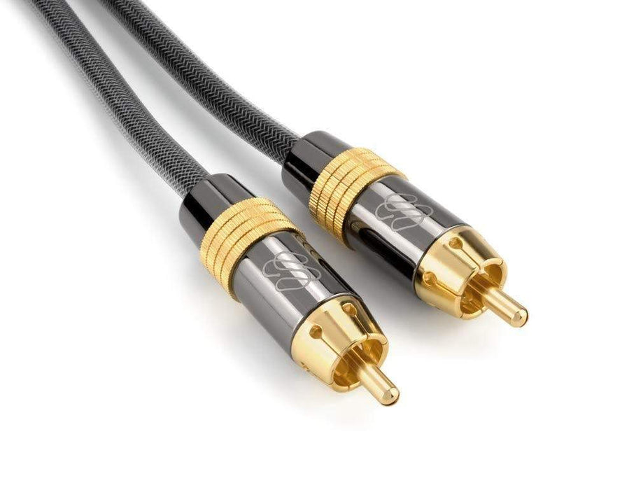 Silverback, RCA Cable for Subwoofer or Stereo Sewell 25 ft. Male to Male Subwoofer Cable SW-32966