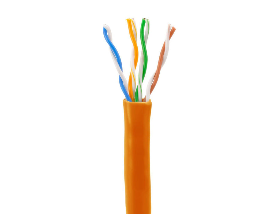 SolidRun, Cat5e Bulk Cable, UTP, CMR, Pull Box Bulk Cable Sewell Orange 250 ft. SW-29875-259