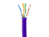 SolidRun, Cat5e Bulk Cable, UTP, CMR, Pull Box Bulk Cable Sewell Purple 250 ft. SW-29875-257