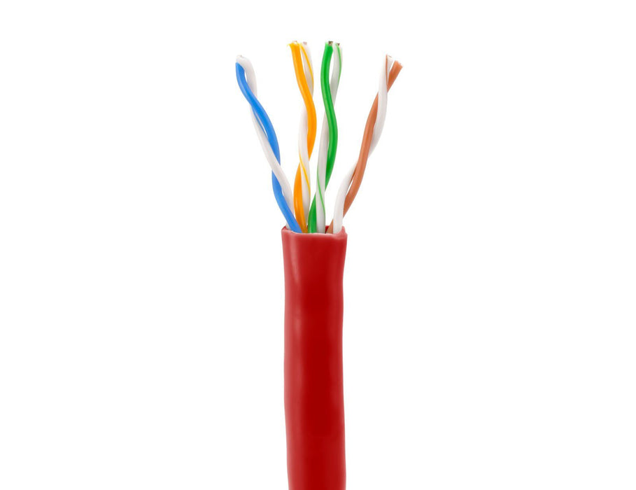 SolidRun, Cat5e Bulk Cable, UTP, CMR, Pull Box Bulk Cable Sewell Red 250 ft. SW-29875-258