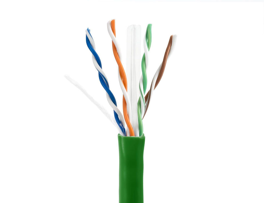 SolidRun Cat6 Cable, UTP, CM, PVC Jacket Sewell Green 1000ft SW-29965