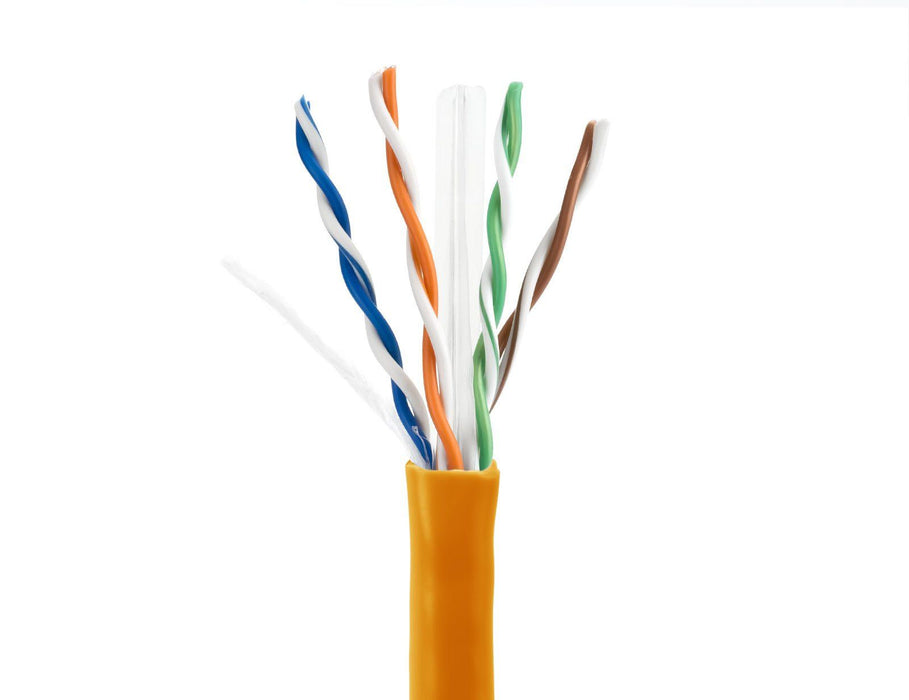 SolidRun Cat6 Cable, UTP, CM, PVC Jacket Sewell Orange 1000ft SW-29963