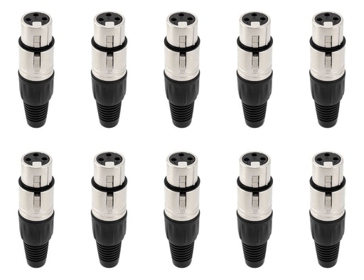 XLR Connector Sewell Female 10-Pack SW-30102