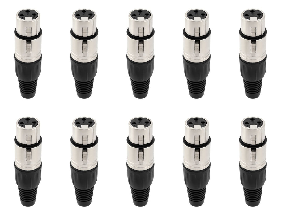 XLR Connector Sewell Female 10-Pack SW-30102